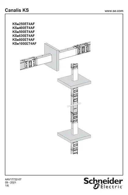 schneider施耐德KS....ET4AF - FIRE BARRIER LENGTH - 说明页